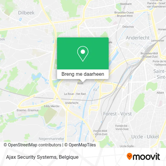Ajax Security Systems kaart