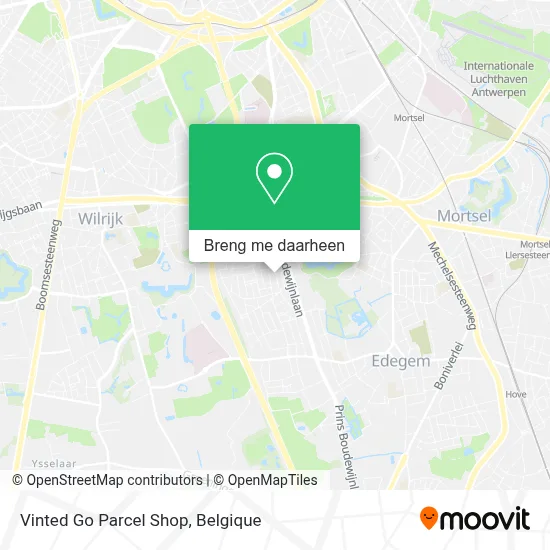 Vinted Go Parcel Shop kaart