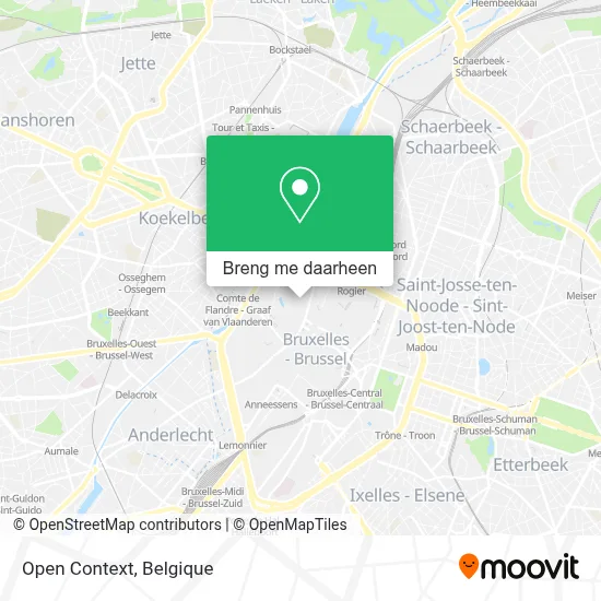 Open Context kaart