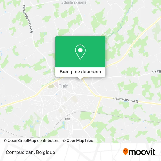 Compuclean kaart