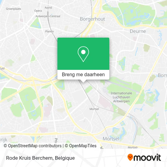 Rode Kruis Berchem kaart