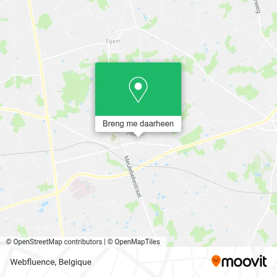 Webfluence kaart