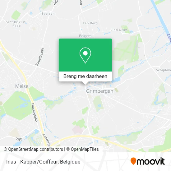 Inas - Kapper/Coiffeur kaart