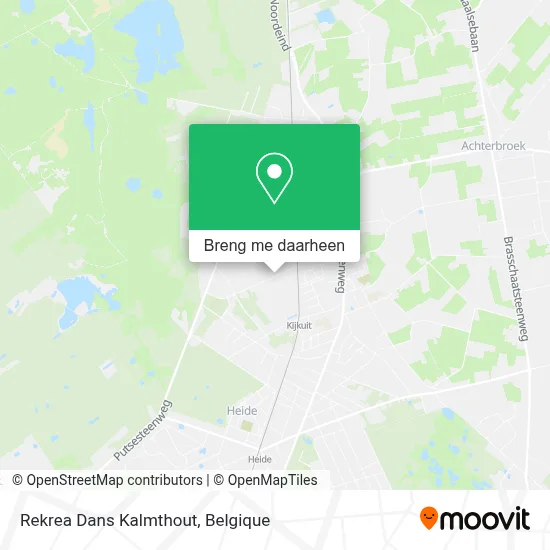 Rekrea Dans Kalmthout kaart