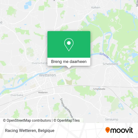 Racing Wetteren kaart