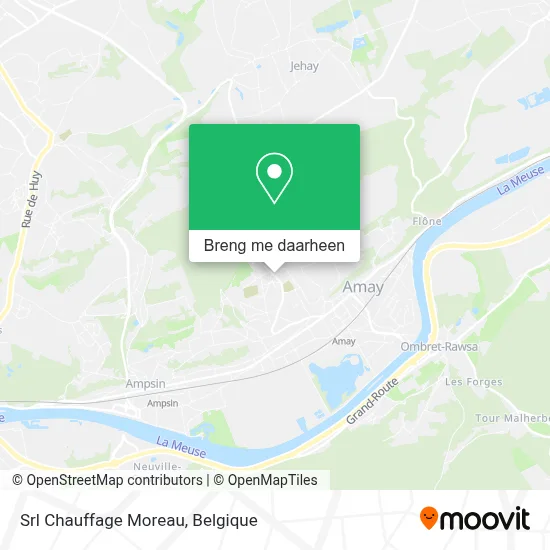 Srl Chauffage Moreau kaart