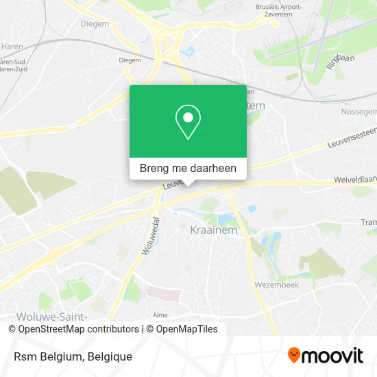 Rsm Belgium kaart
