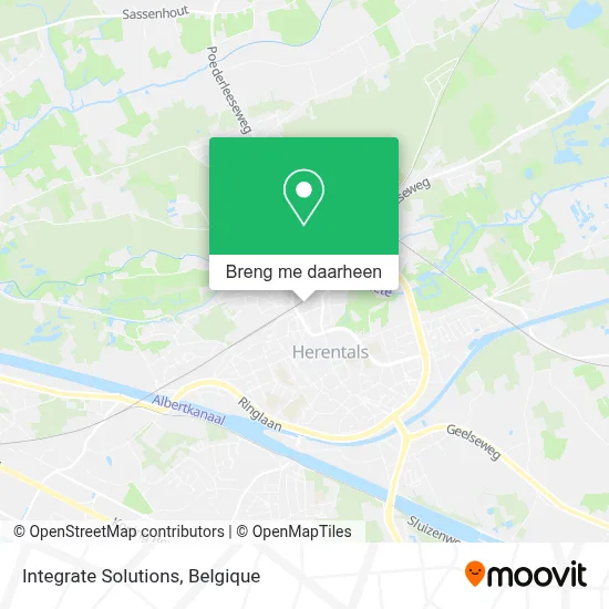 Integrate Solutions kaart