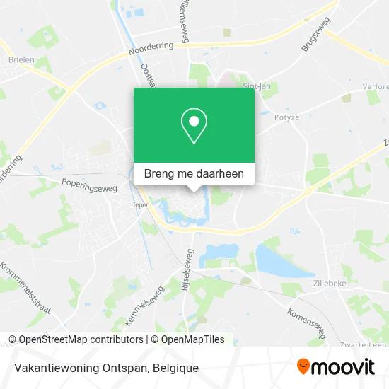 Vakantiewoning Ontspan kaart