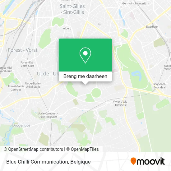 Blue Chilli Communication kaart