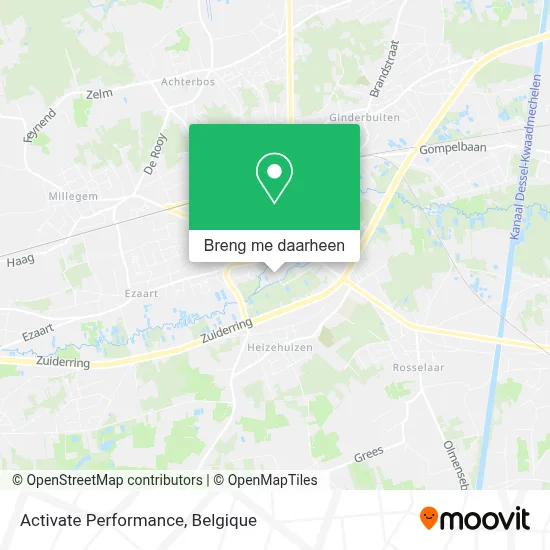 Activate Performance kaart