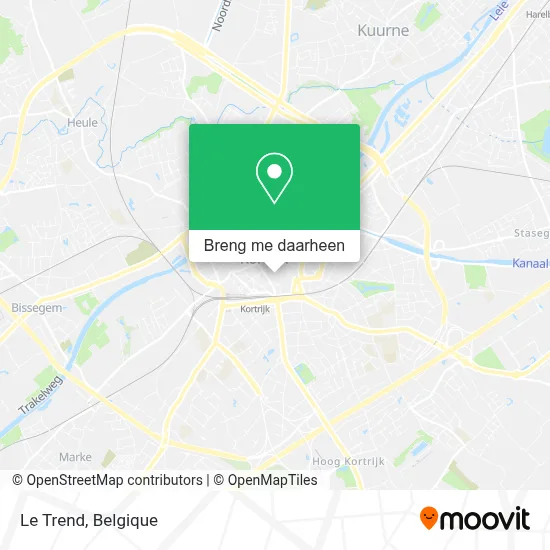 Le Trend kaart
