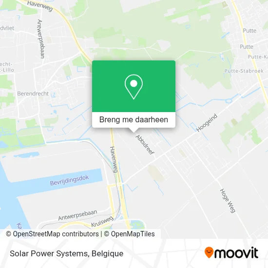 Solar Power Systems kaart