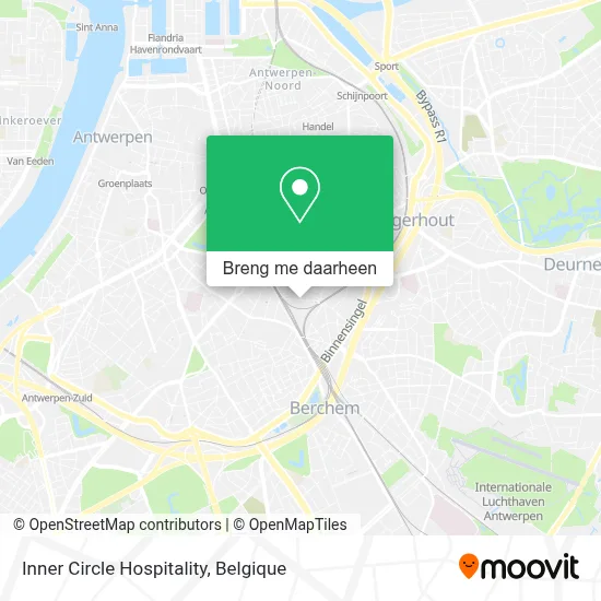 Inner Circle Hospitality kaart