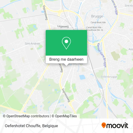 Oefenhotel Chouffe kaart