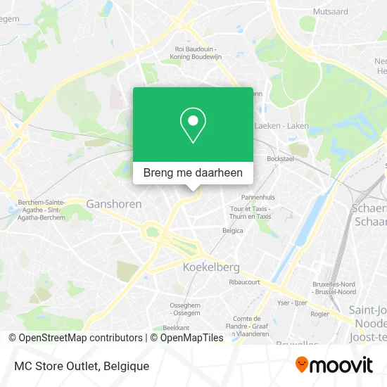 MC Store Outlet kaart