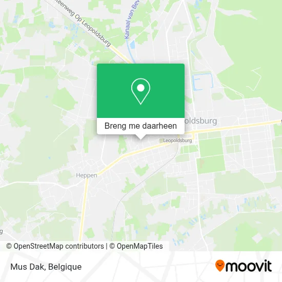 Mus Dak kaart