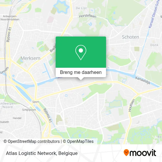 Atlas Logistic Network kaart