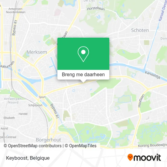 Keyboost kaart