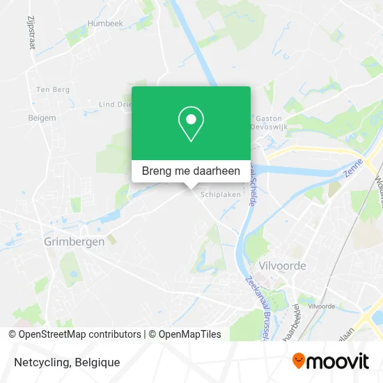 Netcycling kaart