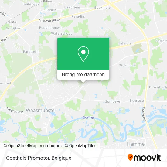 Goethals Promotor kaart