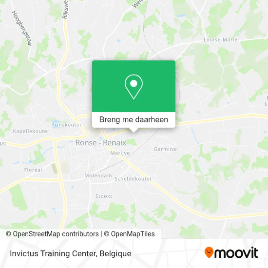 Invictus Training Center kaart