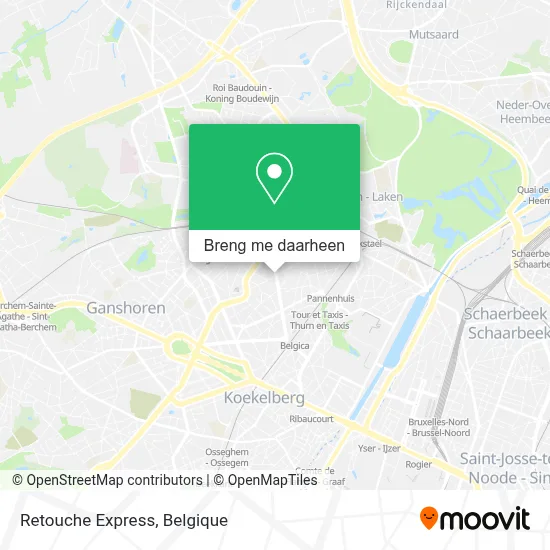 Retouche Express kaart