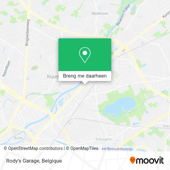 Rody's Garage kaart