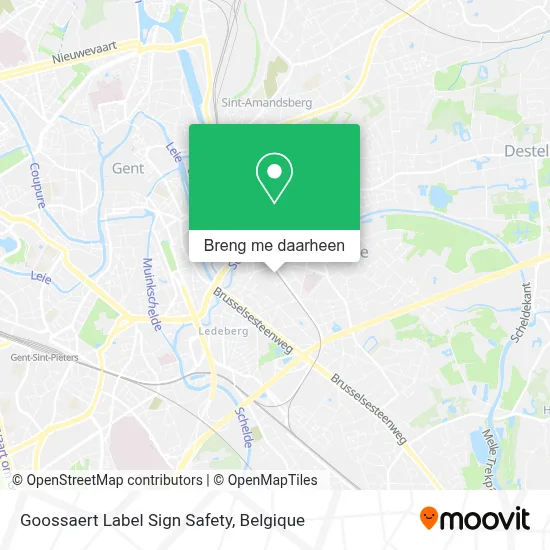 Goossaert Label Sign Safety kaart