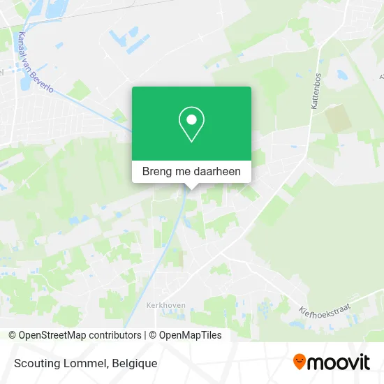 Scouting Lommel kaart