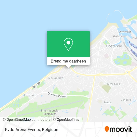 Kvdo Arena Events kaart