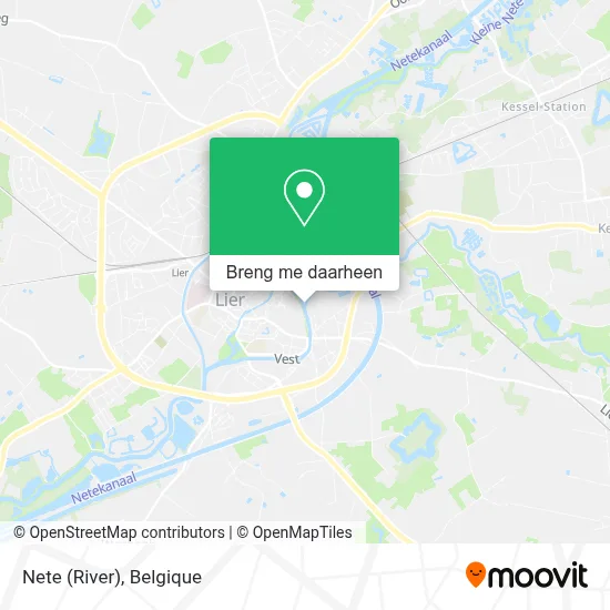 Nete (River) kaart