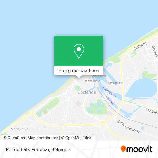 Rocco Eats Foodbar kaart
