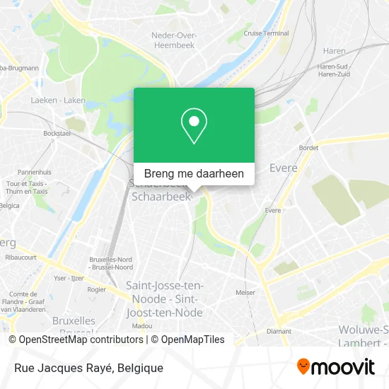 Rue Jacques Rayé kaart