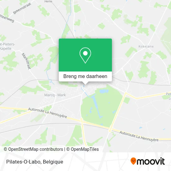 Pilates-O-Labo kaart