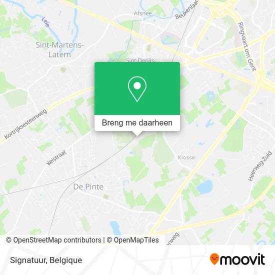 Signatuur kaart