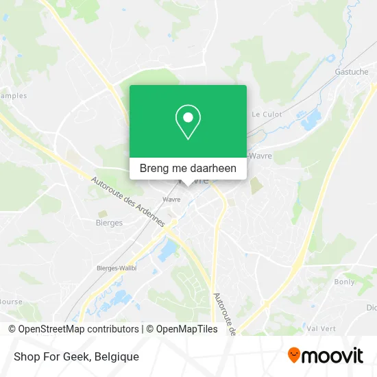 Shop For Geek kaart