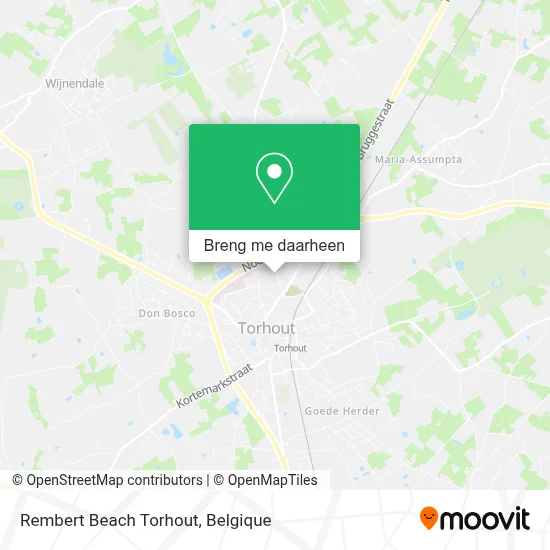 Rembert Beach Torhout kaart