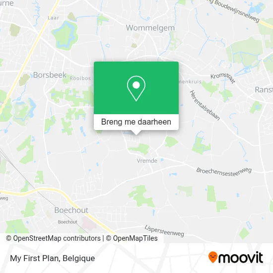 My First Plan kaart