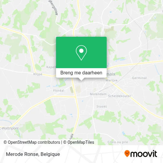 Merode Ronse kaart