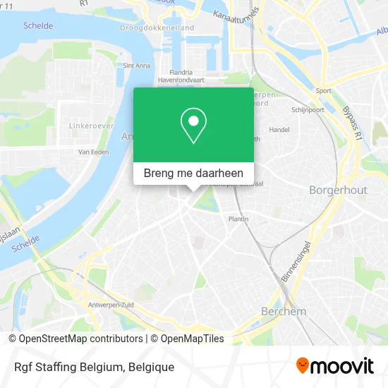 Rgf Staffing Belgium kaart