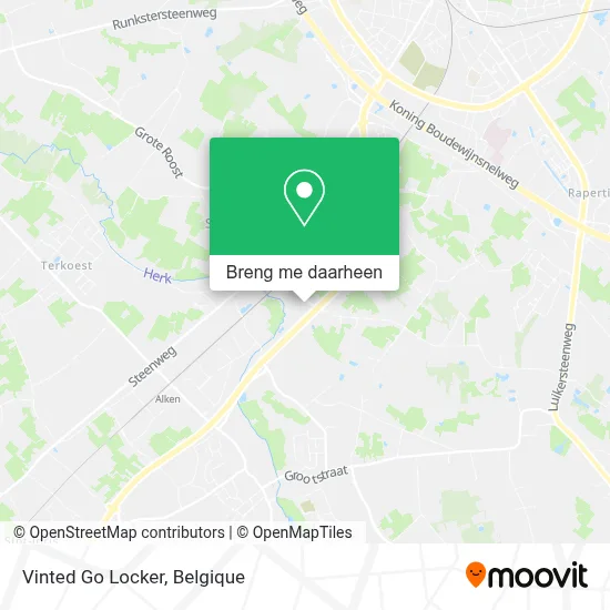 Vinted Go Locker kaart