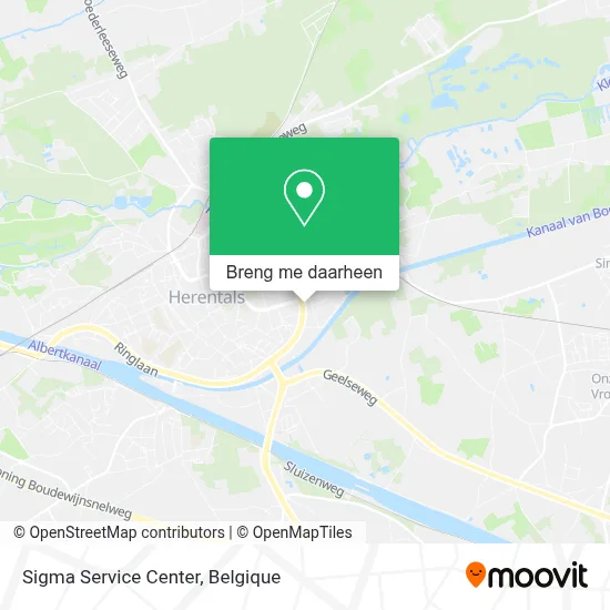 Sigma Service Center kaart