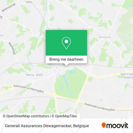 Generali Assurances Dewagemacker kaart