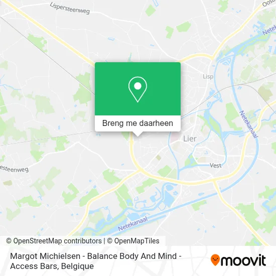Margot Michielsen - Balance Body And Mind - Access Bars kaart