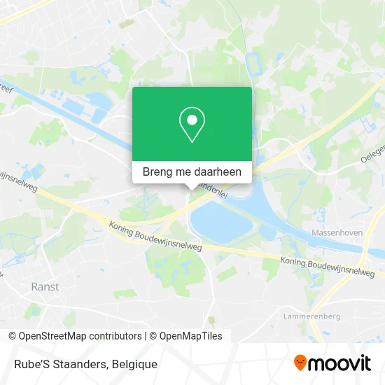 Rube’S Staanders kaart