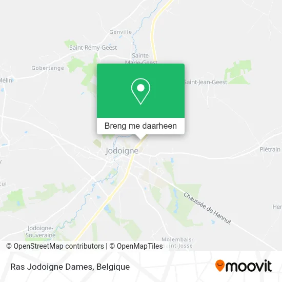 Ras Jodoigne Dames kaart