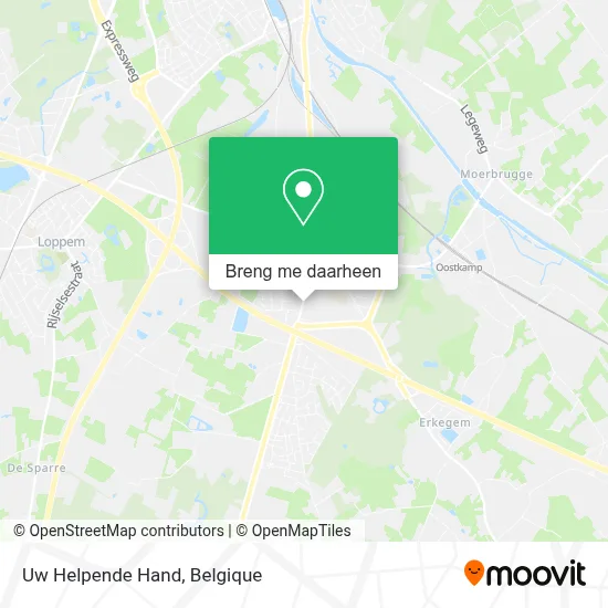 Uw Helpende Hand kaart