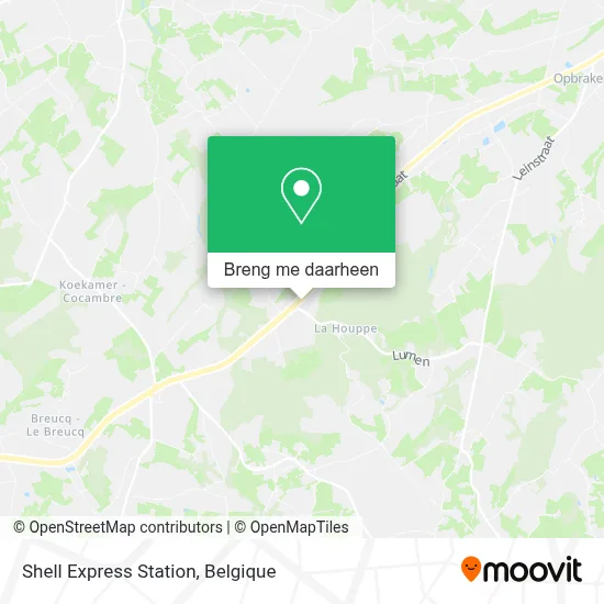 Shell Express Station kaart