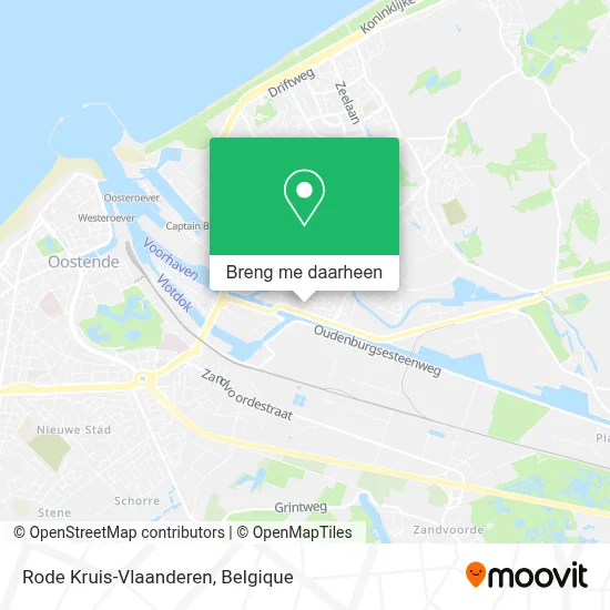 Rode Kruis-Vlaanderen kaart